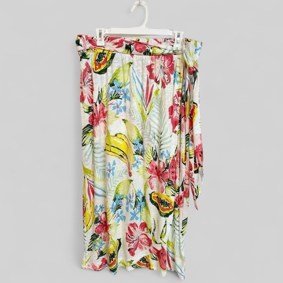 C&C California Linen Blend 2-Piece Skirt & Tank Set Size XL NWT - Picture 4 of 6